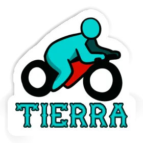 Tierra Aufkleber Motorradfahrer Image