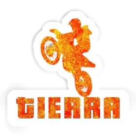 Aufkleber Motocross-Fahrer Tierra Image