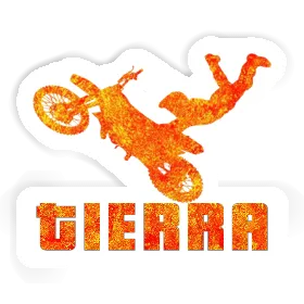 Motocross-Fahrer Aufkleber Tierra Image