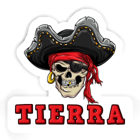 Autocollant Crâne de pirate Tierra Image