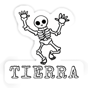 Tierra Autocollant Squelette Image