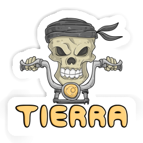 Sticker Motorbike Rider Tierra Image