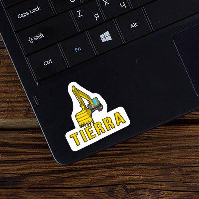 Sticker Tierra Excavator Notebook Image
