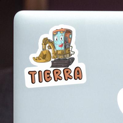Sticker Tierra Excavator Notebook Image