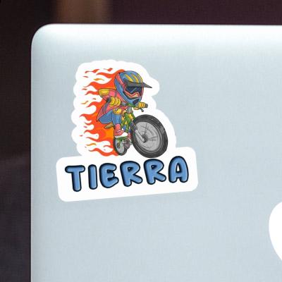 Tierra Autocollant Vététiste de freeride Image