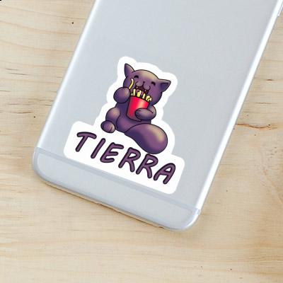 Aufkleber Katze Tierra Notebook Aufkleber Katze Tierra Notebook Image