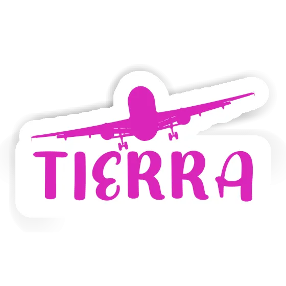 Sticker Airplane Tierra Notebook Sticker Airplane Tierra Gift package Image