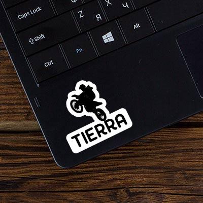 Motocrossiste Autocollant Tierra Laptop Motocrossiste Autocollant Tierra Laptop Image