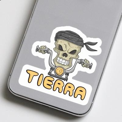 Sticker Motorbike Rider Tierra Laptop Image