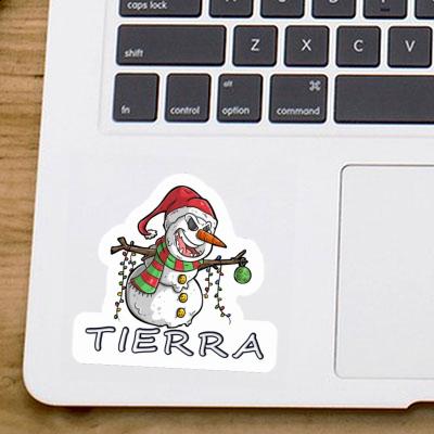 Autocollant Bonhomme de neige Tierra Notebook Autocollant Bonhomme de neige Tierra Gift package Image