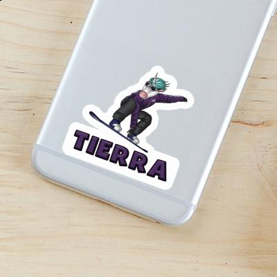 Tierra Sticker Snowboarder Laptop Tierra Sticker Snowboarder Laptop Image