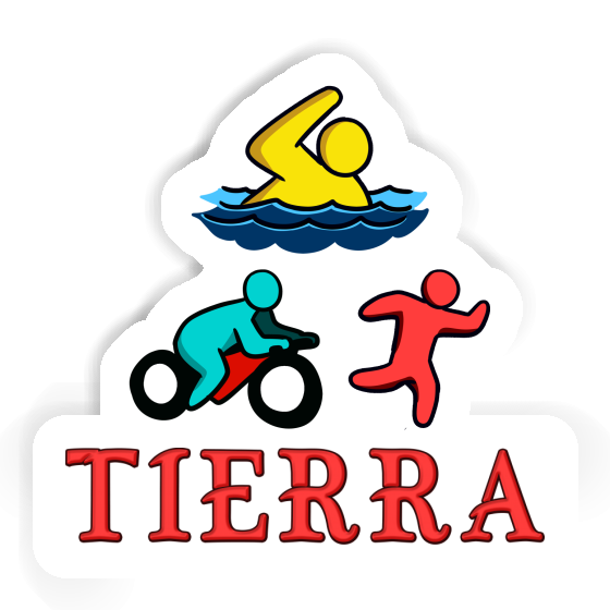 Triathlète Autocollant Tierra Laptop Triathlète Autocollant Tierra Laptop Image