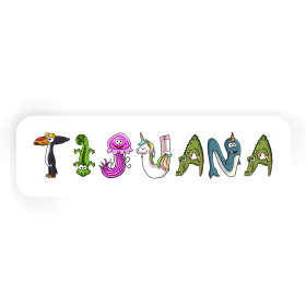 Sticker Animal Font Tijuana Image