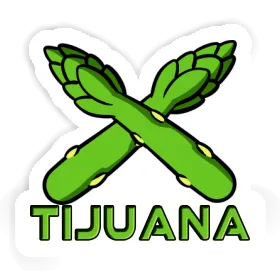 Sticker Tijuana Asparagus Image