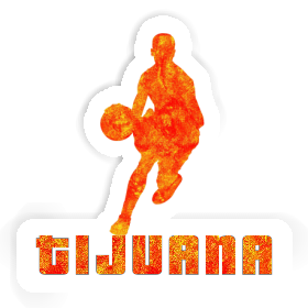 Tijuana Sticker Basketball Player Image