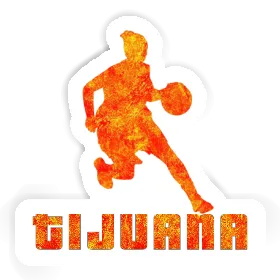 Tijuana Sticker Basketball Player Image