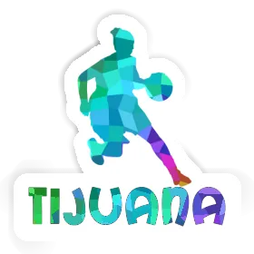 Tijuana Sticker Basketball Player Image