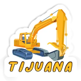 Sticker Excavator Tijuana Image