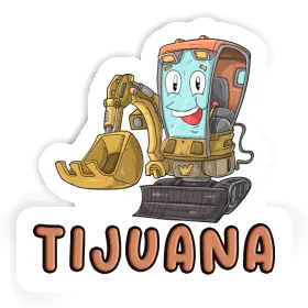 Sticker Tijuana Excavator Image