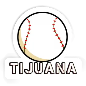 Baseball Sticker Tijuana Image