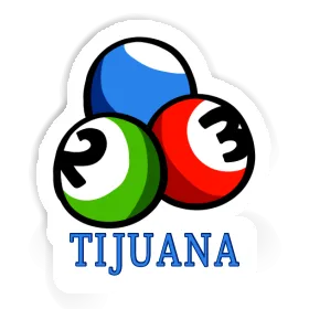 Autocollant Tijuana Boule de billard Image