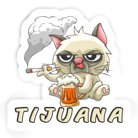 Bad Cat Sticker Tijuana Image