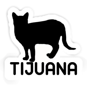 Tijuana Autocollant Chat Image