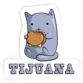 Sticker Hamburger Cat Tijuana Image