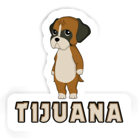 Deutscher Boxer Sticker Tijuana Image