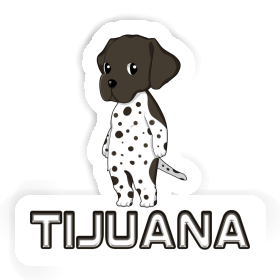 Aufkleber Jagdhund Tijuana Image