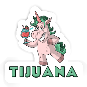 Sticker Tijuana Party Unicorn Image