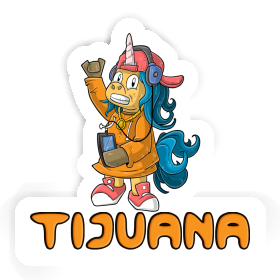 Sticker Hip-Hop Unicorn Tijuana Image