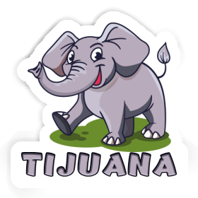 Sticker Tijuana Elephant Image