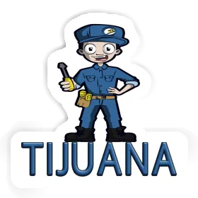 Electrician Sticker Tijuana Image