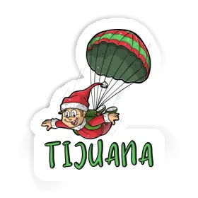 Sticker Tijuana Skydiver Image