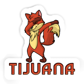 Sticker Dabbing Fox Tijuana Image