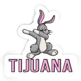 Sticker Dabbing Rabbit Tijuana Image