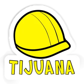 Construction Helmet Sticker Tijuana Image