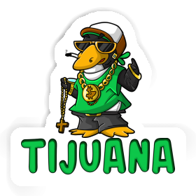 Hip-Hop Penguin Sticker Tijuana Image