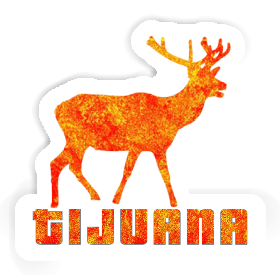 Deer Sticker Tijuana Image