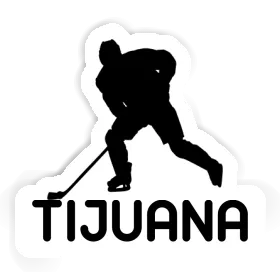 Joueur de hockey Autocollant Tijuana Image