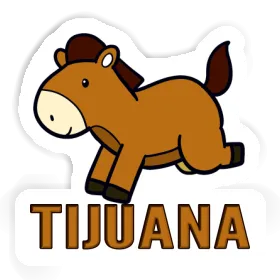 Horse Sticker Tijuana Image