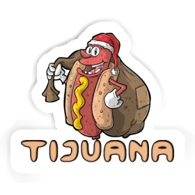 Tijuana Sticker Hot Dog Image