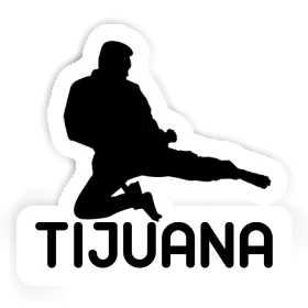 Sticker Karateka Tijuana Image