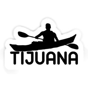 Sticker Kayaker Tijuana Image