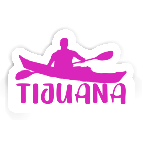 Tijuana Sticker Kayaker Image