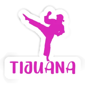 Tijuana Sticker Karateka Image