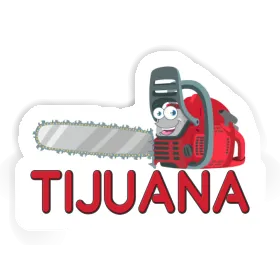 Tijuana Sticker Chainsaw Image