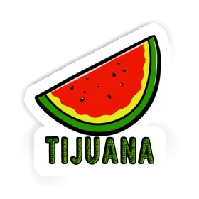 Sticker Tijuana Watermelon Image