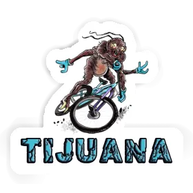 Sticker Mountainbiker Tijuana Image